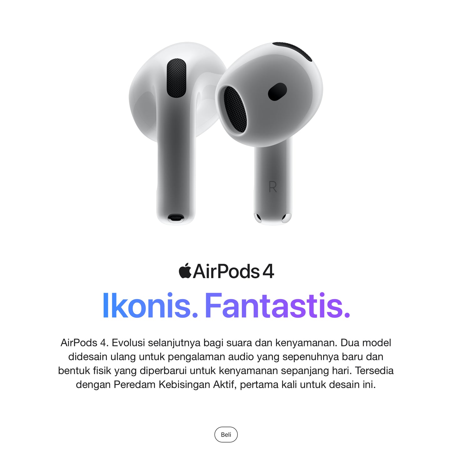 AirPods 4 with Active Noise Cancellation