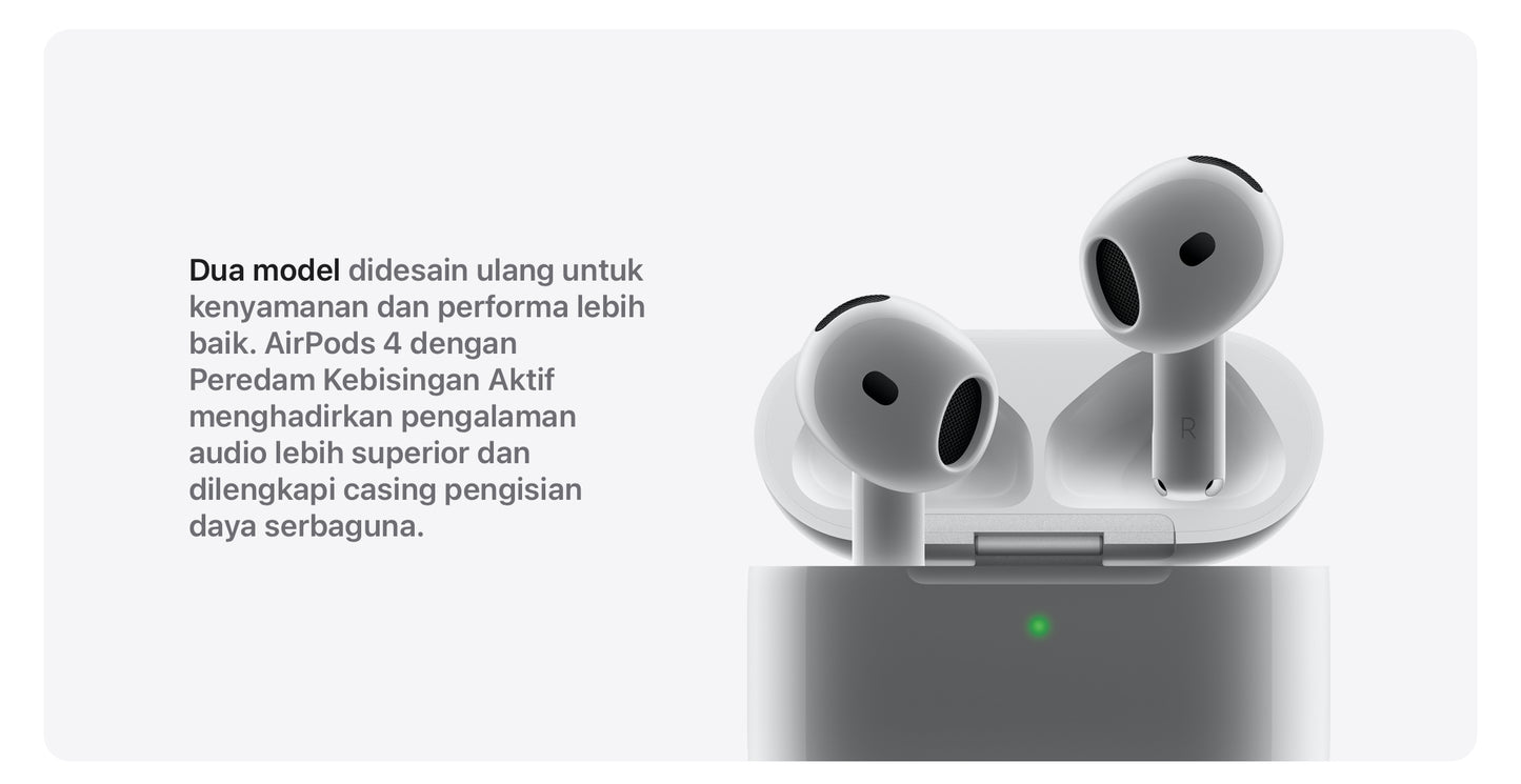 AirPods 4 with Active Noise Cancellation